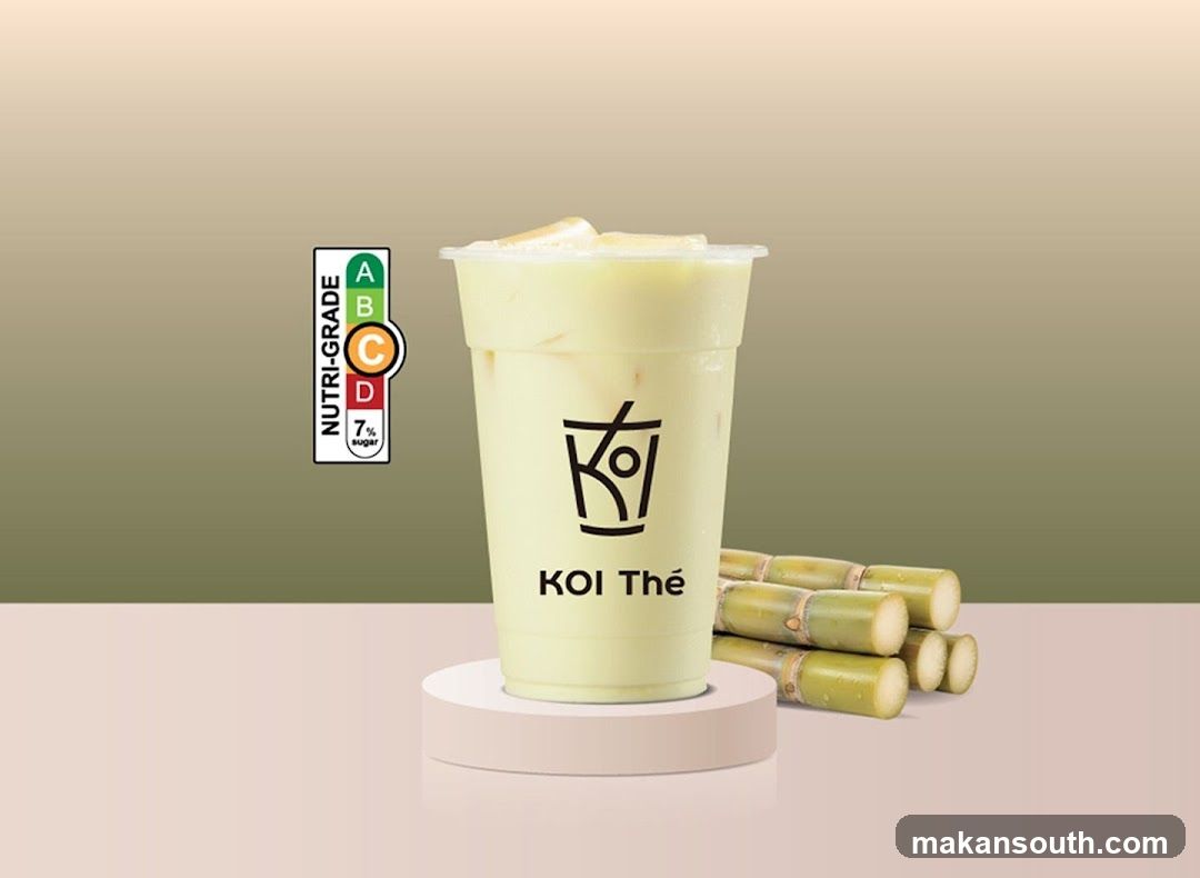 KOI Thé Drink with Sugarcane