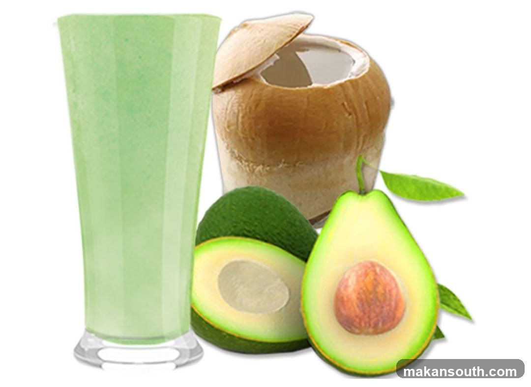 Avocado and Coconut Drink
