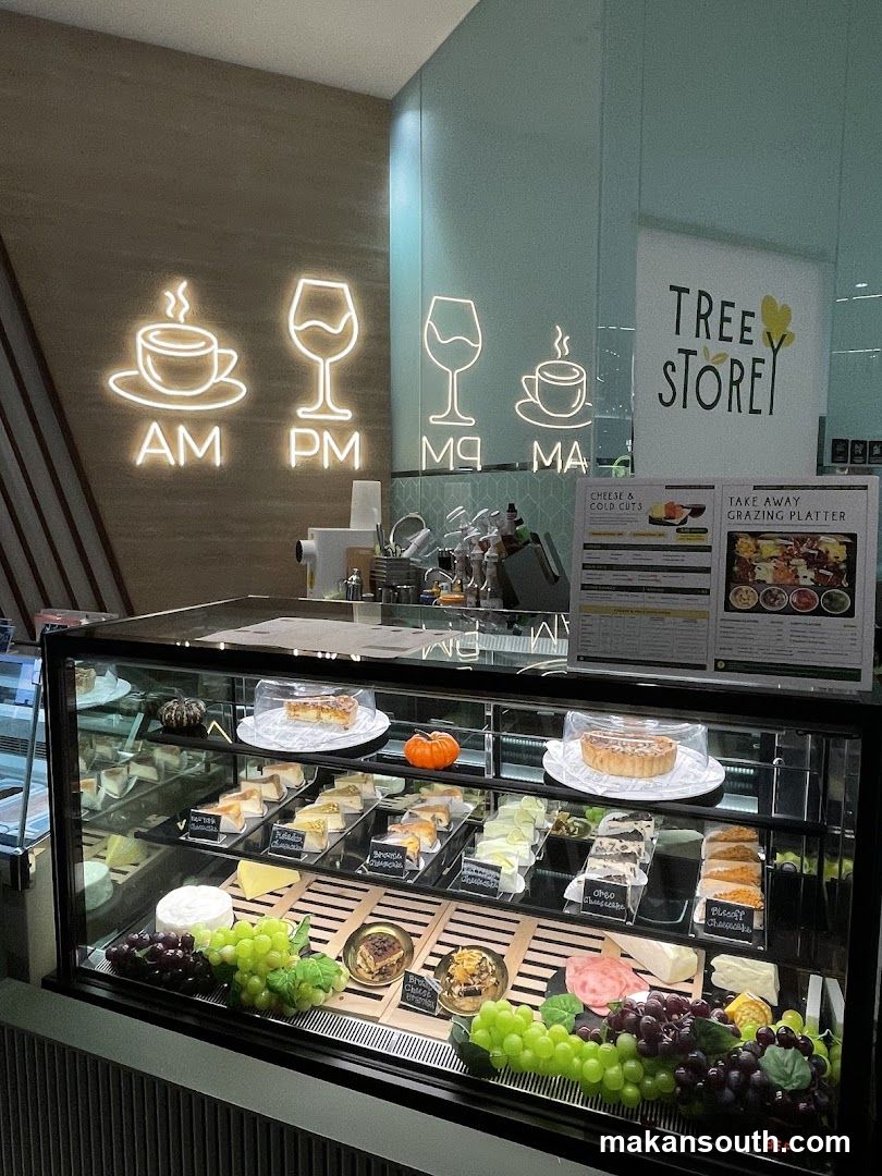 Dessert and Cheese Display Counter