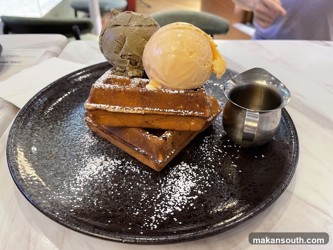 Waffles with Ice Cream