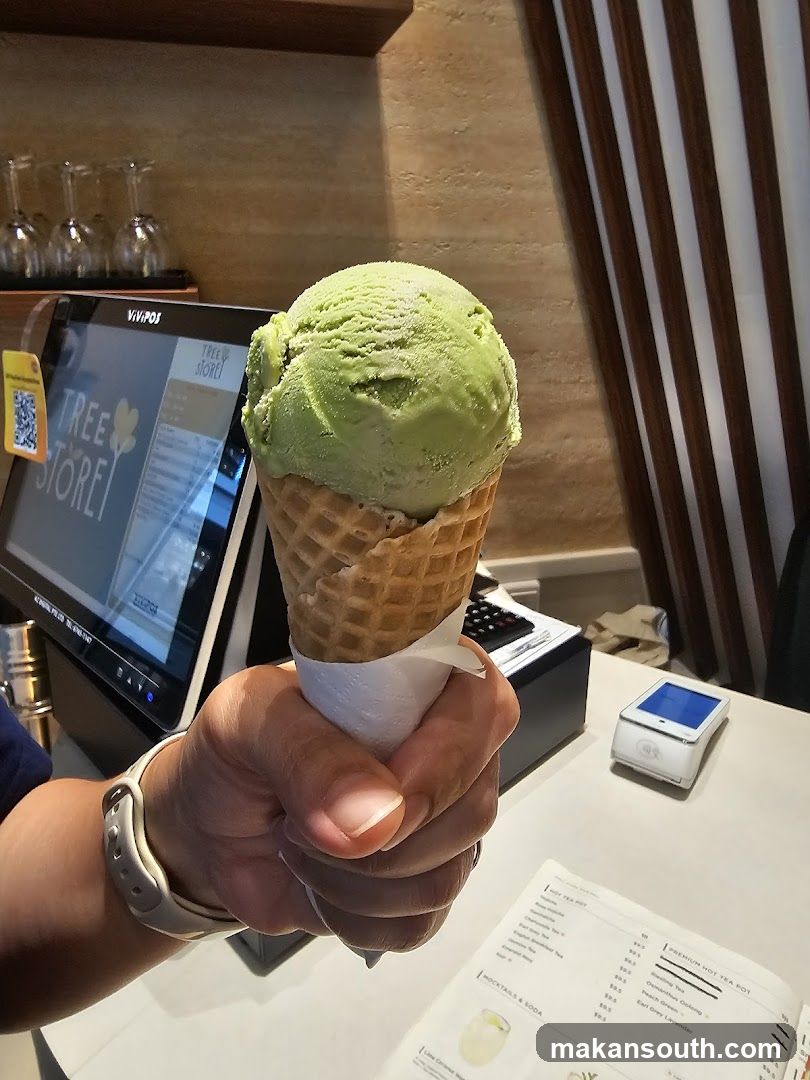 Matcha Ice Cream Cone