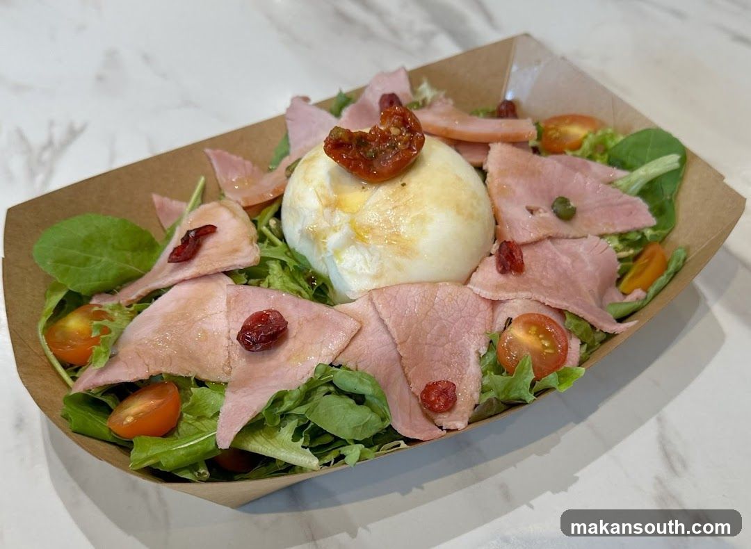 Burrata Salad with Prosciutto and Cherry Tomatoes