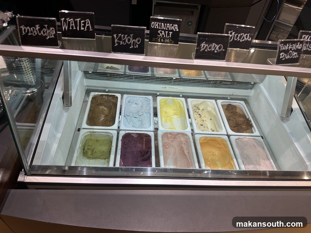 Ice cream display case
