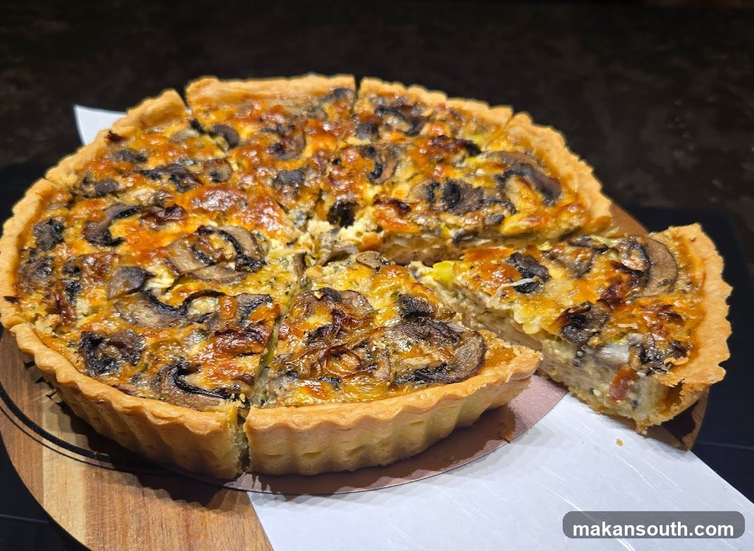 Mushroom Quiche