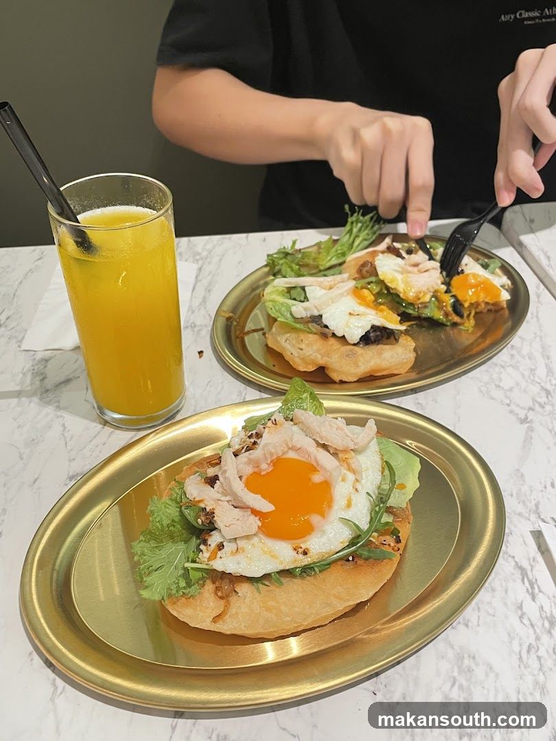 Breakfast with Eggs and Juice