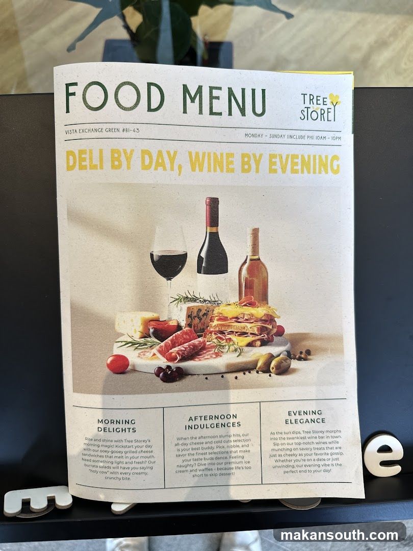 Tree Storei Food Menu