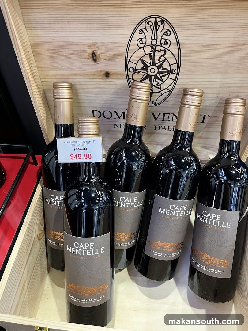 Cape Mentelle Wine Display