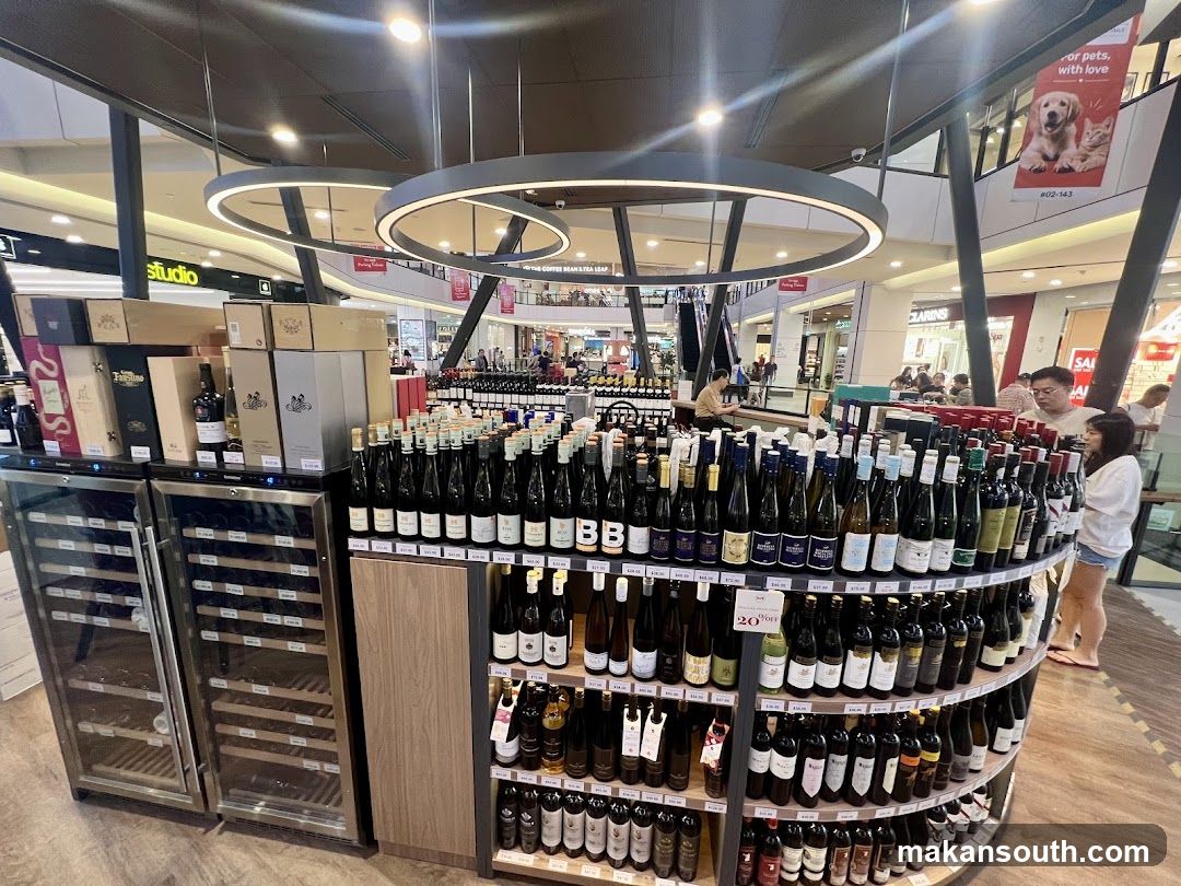 Wine Display in Mall