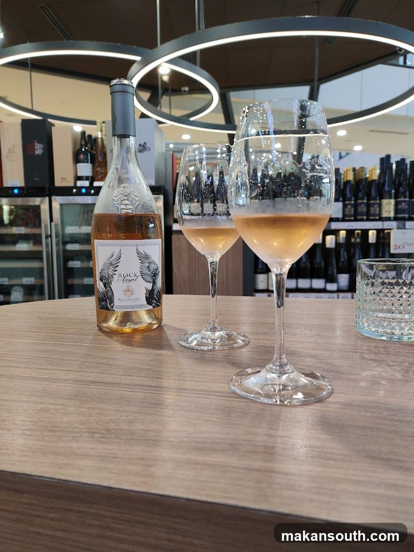 Wine Tasting Setup