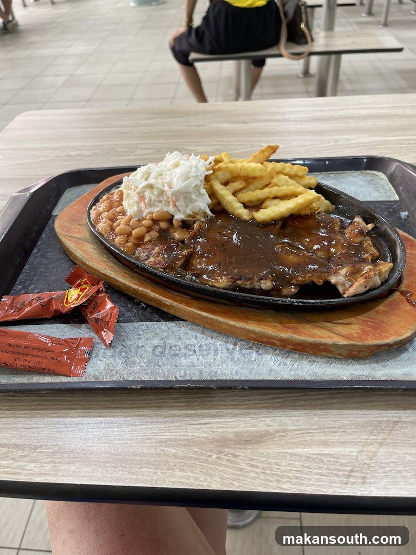 Served Meal on Tray