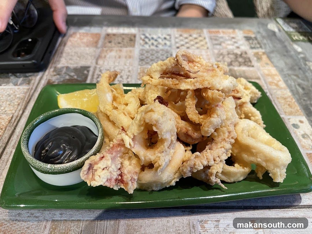 Fried Squid with Sauce