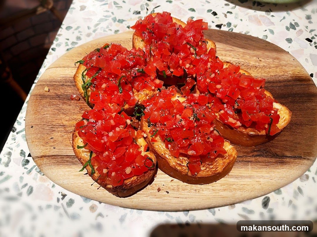 Bruschetta with Tomato and Basil