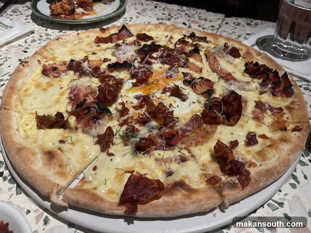 Bacon and Egg Pizza