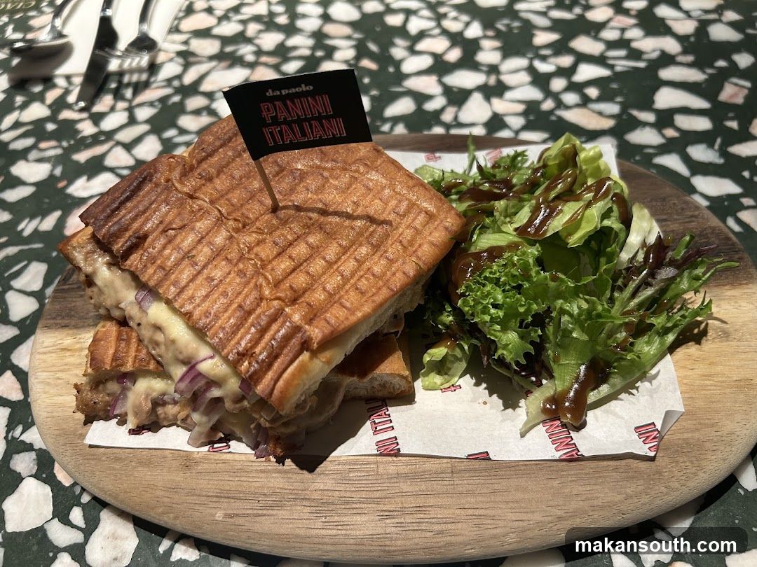Panini Italiano Sandwich with Salad