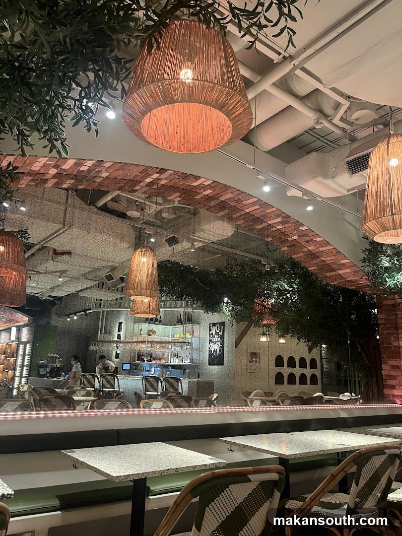 Interior of a restaurant or cafe