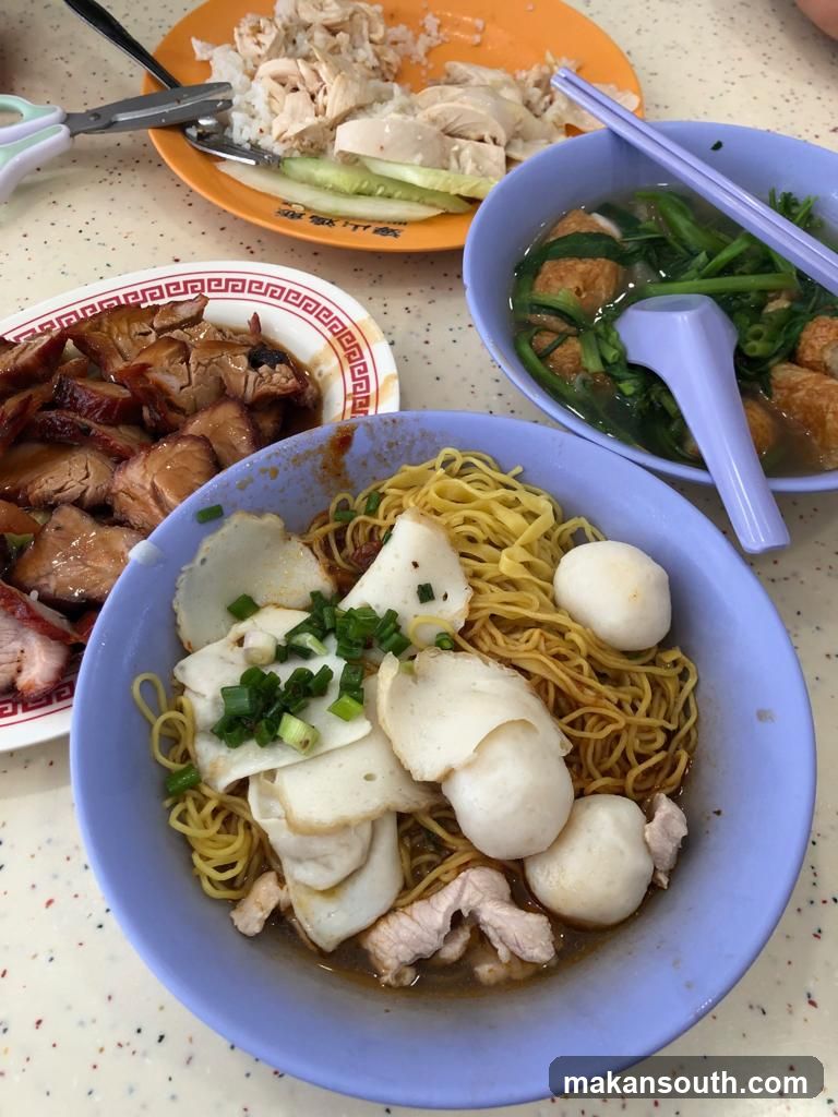 Noodles and Chicken Rice