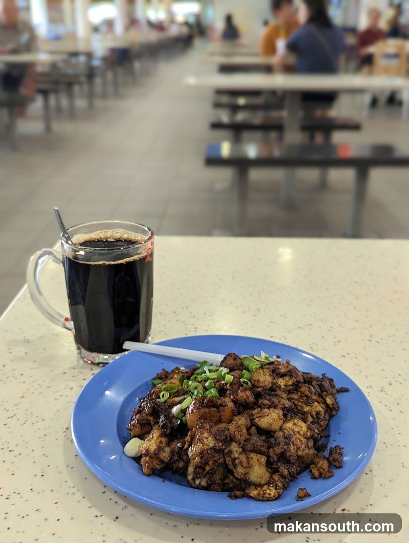 Fried Carrot Cake and Coffee