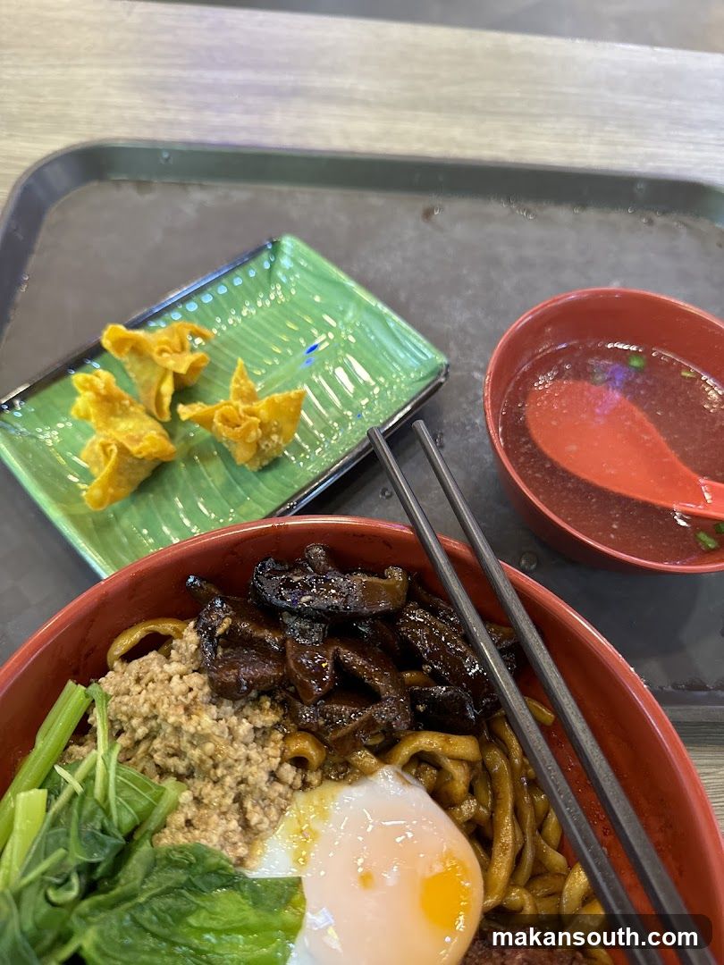 Noodle Bowl with Side Dishes