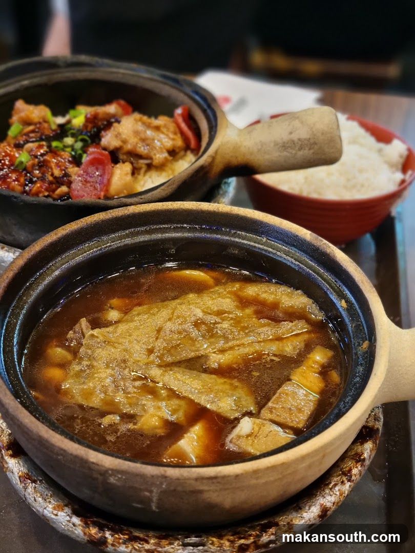 Clay Pot Dishes with Rice
