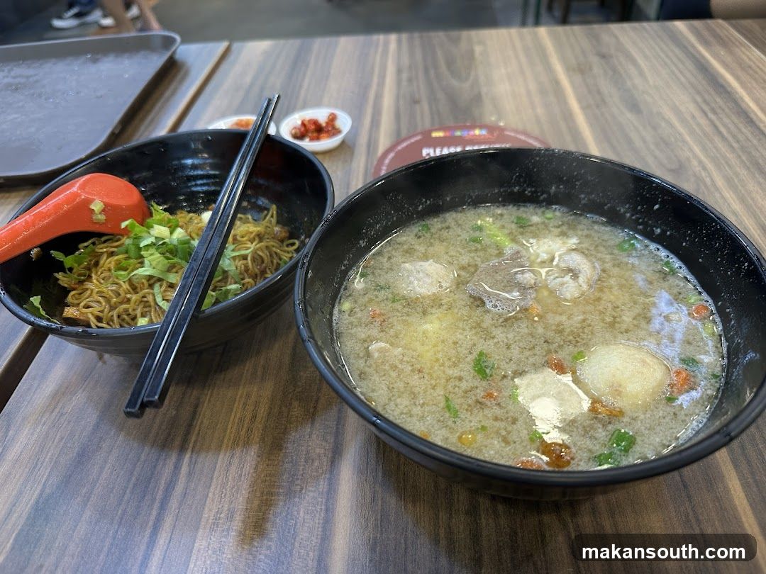 Noodle and Soup Meal