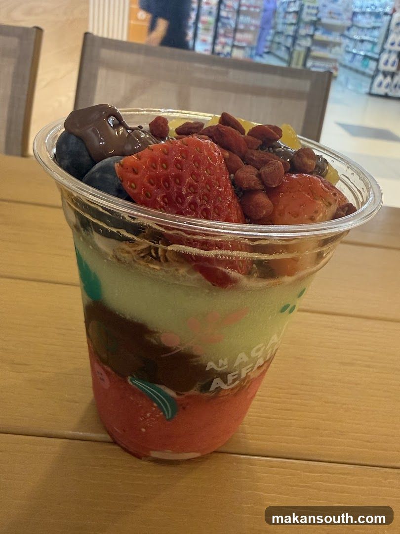 Fruit Yogurt Parfait in Cup