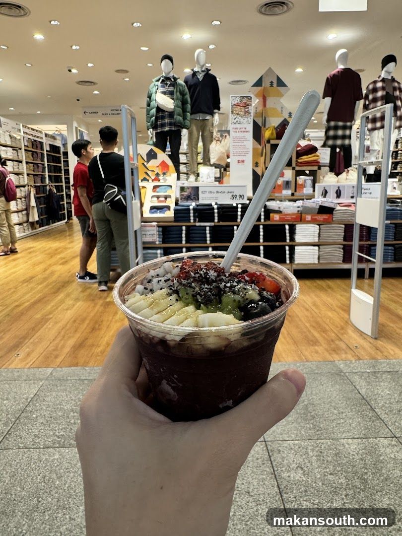 Acai Bowl in Store Interior