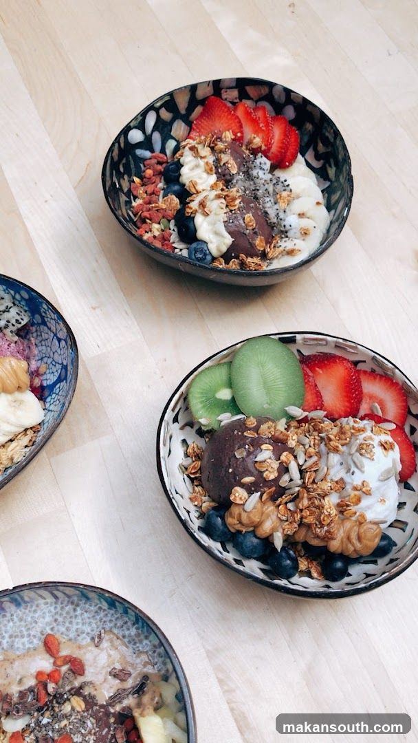 Acai Bowls with Toppings