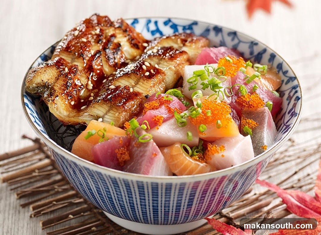 Sashimi Bowl with Eel