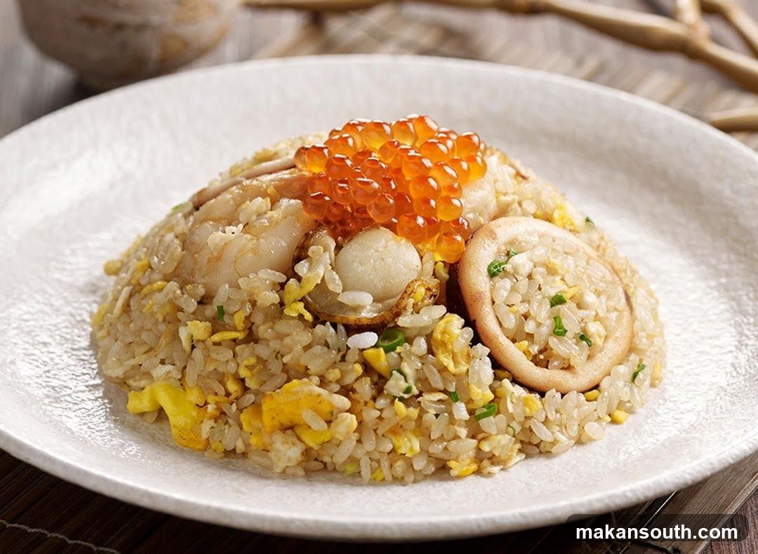 Seafood Fried Rice with Roe