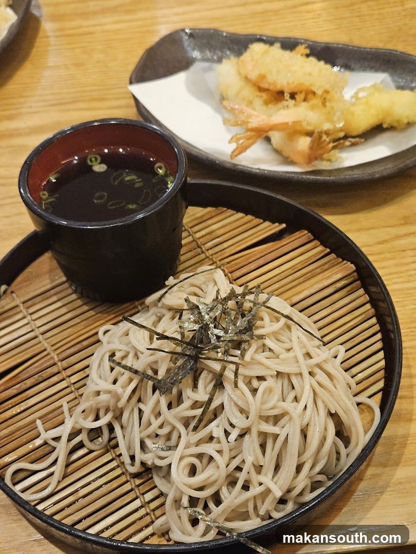 Soba Noodles with Tempura