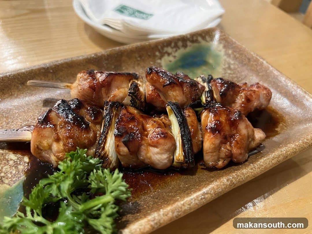 Grilled Meat Skewers with Garnish