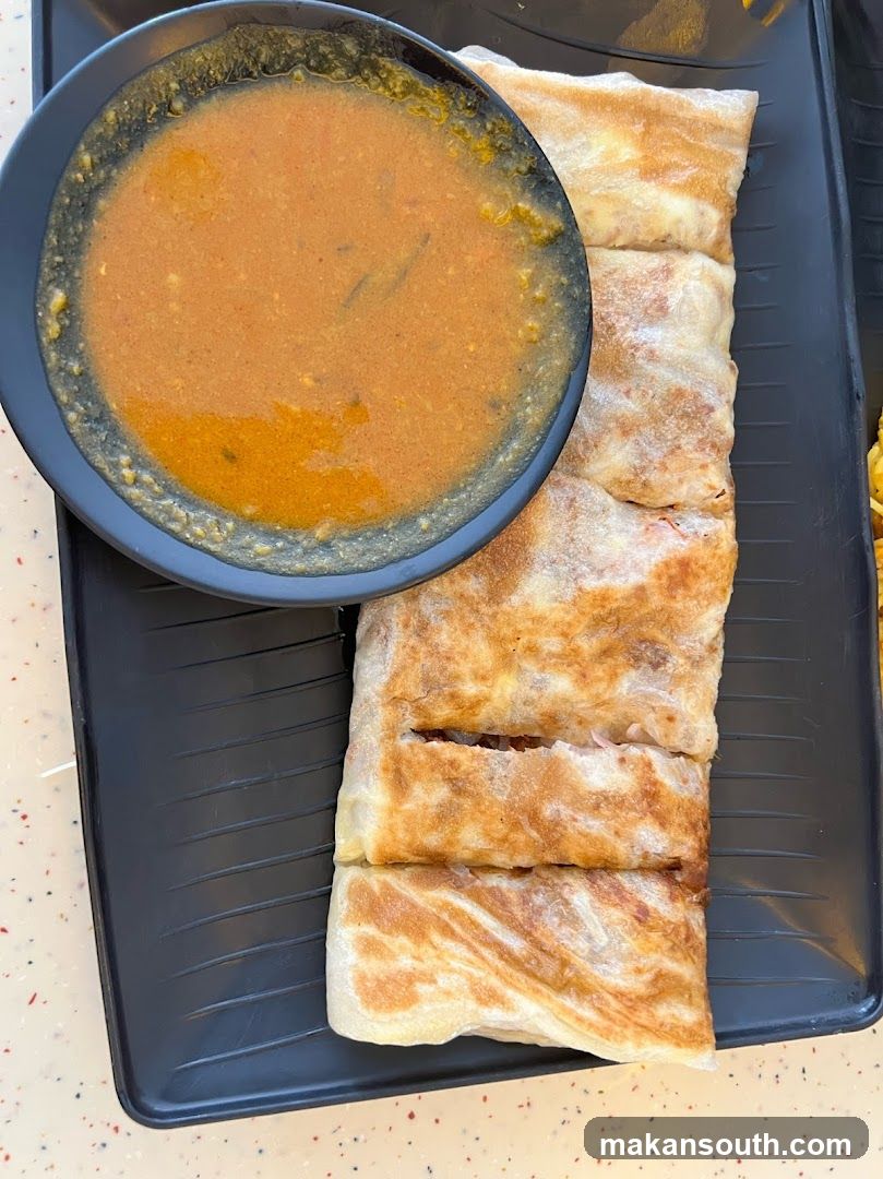 Roti Canai with Curry