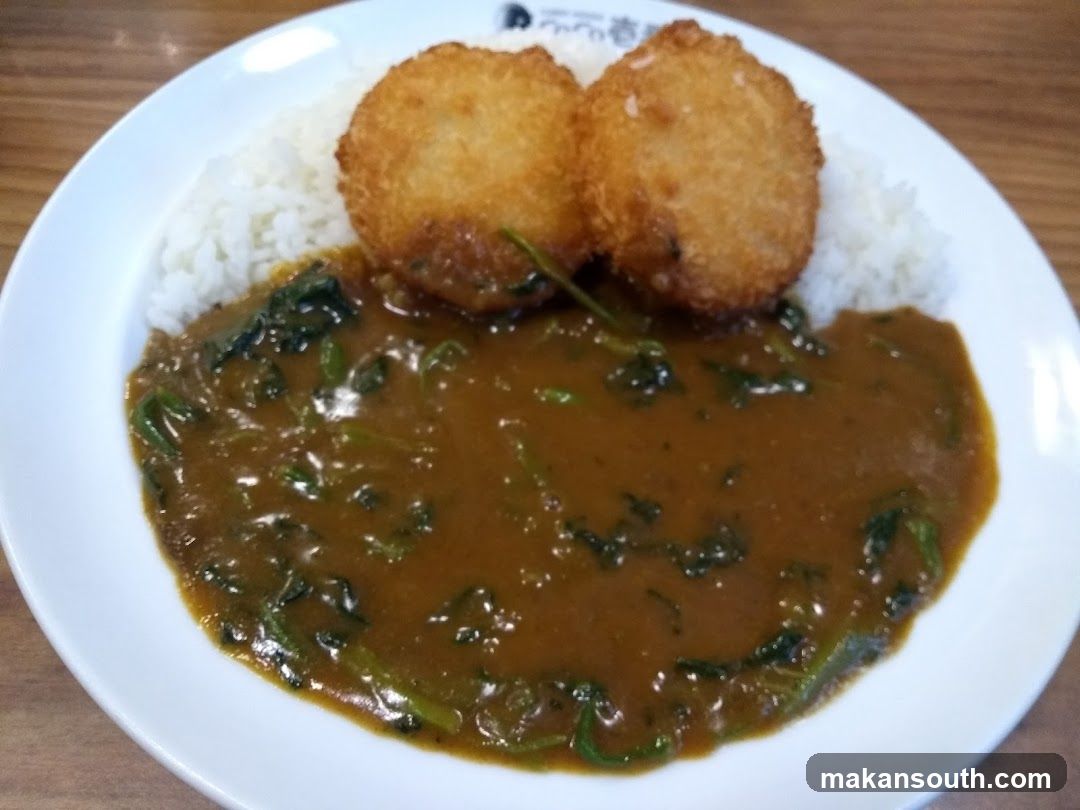 Curry Rice with Croquettes