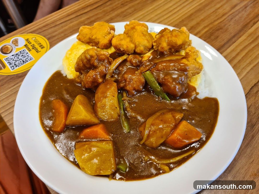 Curry Rice with Fried Chicken