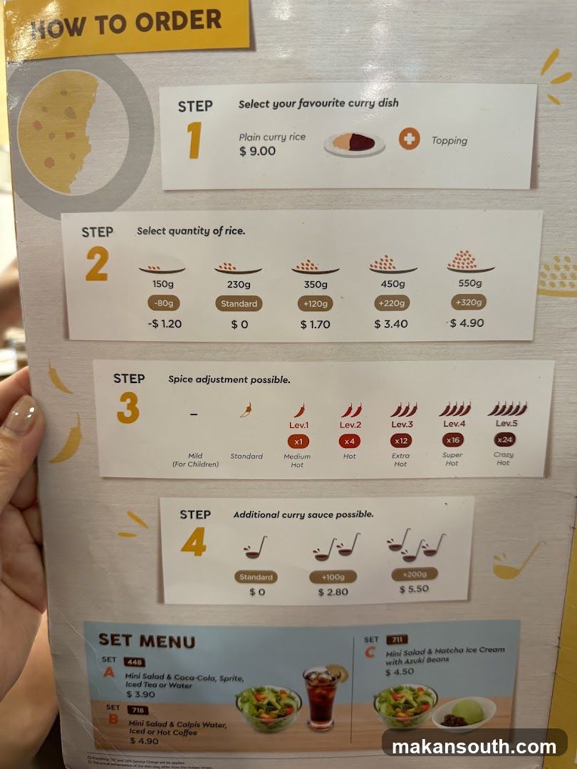 Curry Rice Ordering Guide