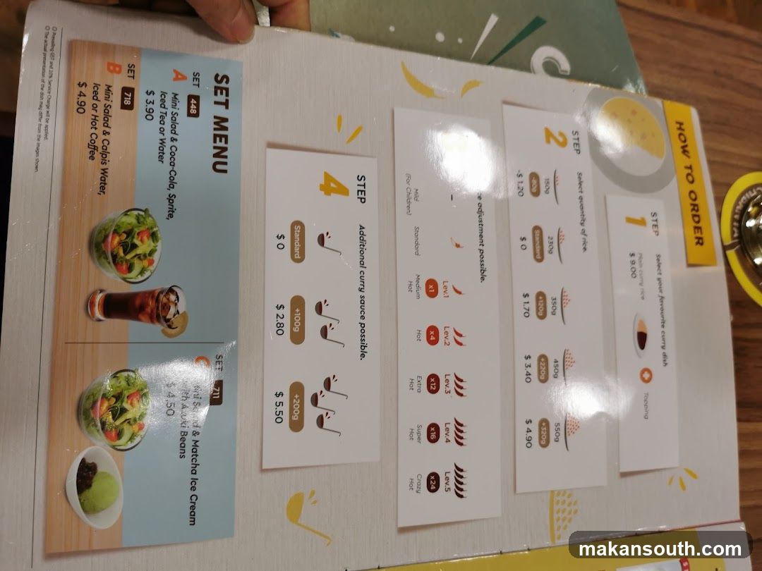 Set Menu and Ordering Guide