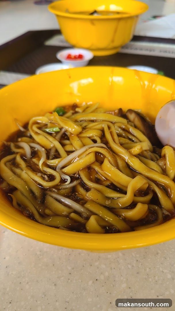 Noodles in a Yellow Bowl