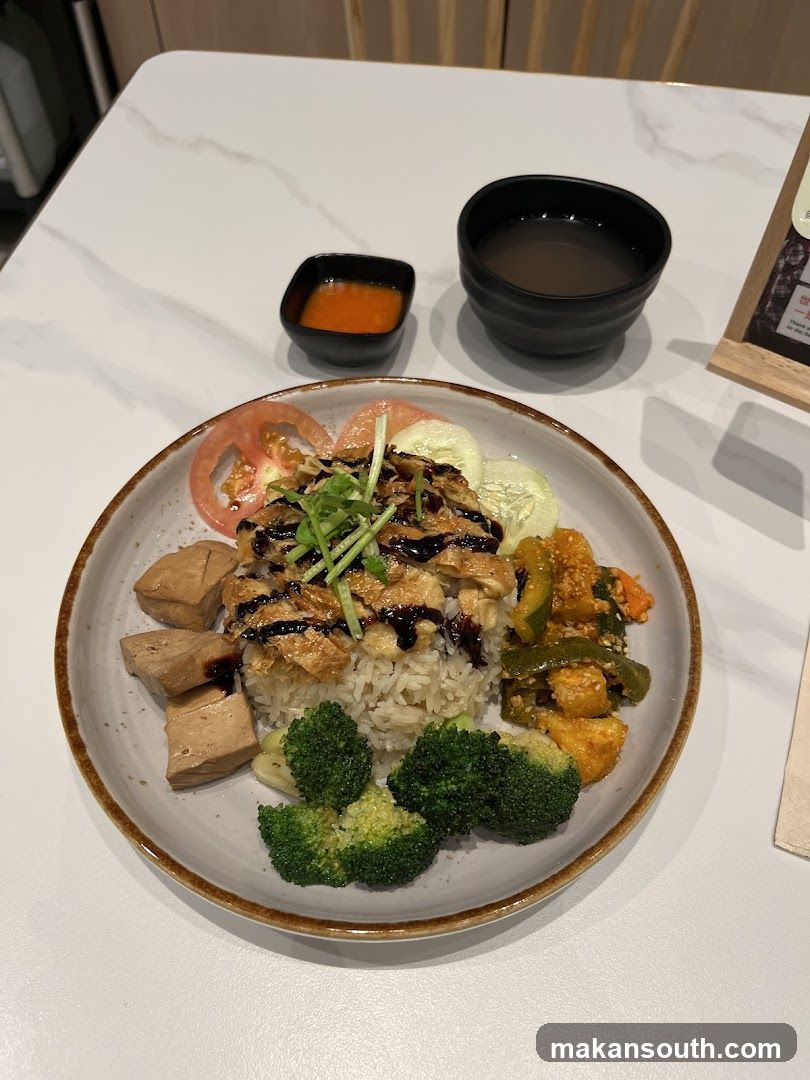 Rice Bowl with Broccoli and Tofu