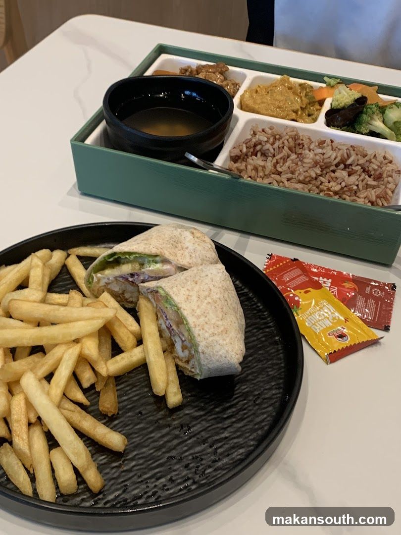 Bento Box and Sandwich Meal
