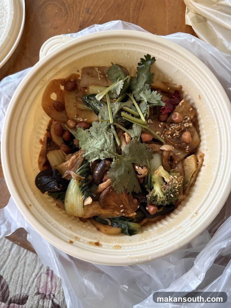 Stir-fried Vegetable Bowl with Cilantro