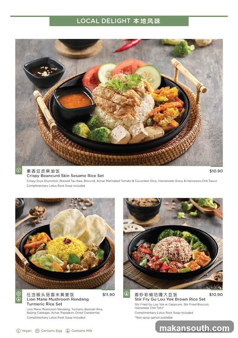 Local Delight Menu Display