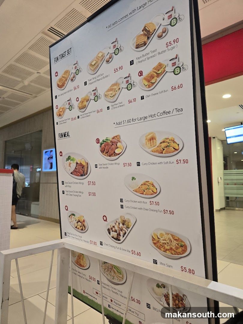 Food Menu Board