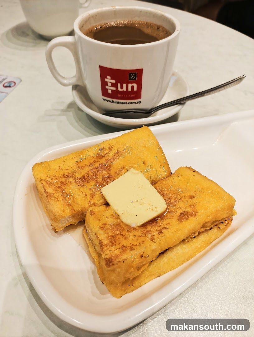 Breakfast with French Toast and Coffee