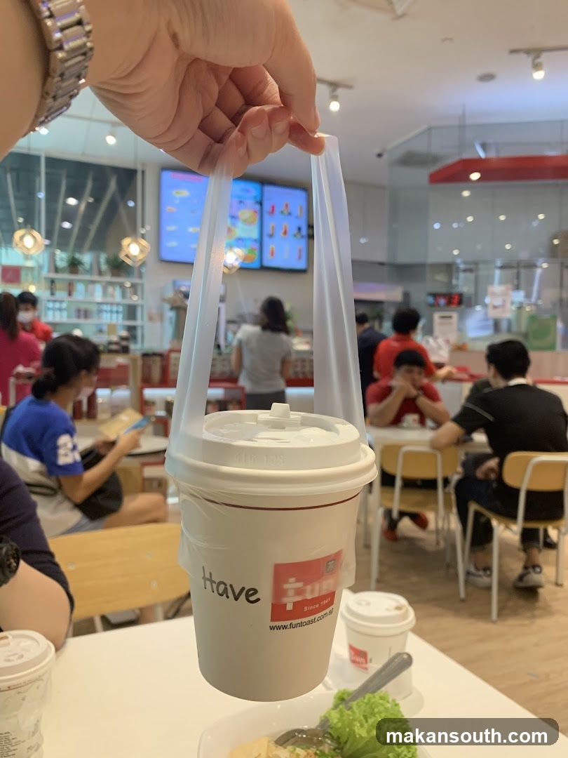 Food Cup in Cafeteria