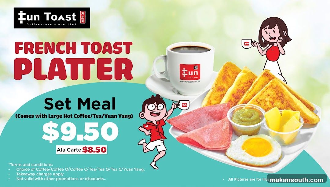 Fun Toast French Toast Platter Ad