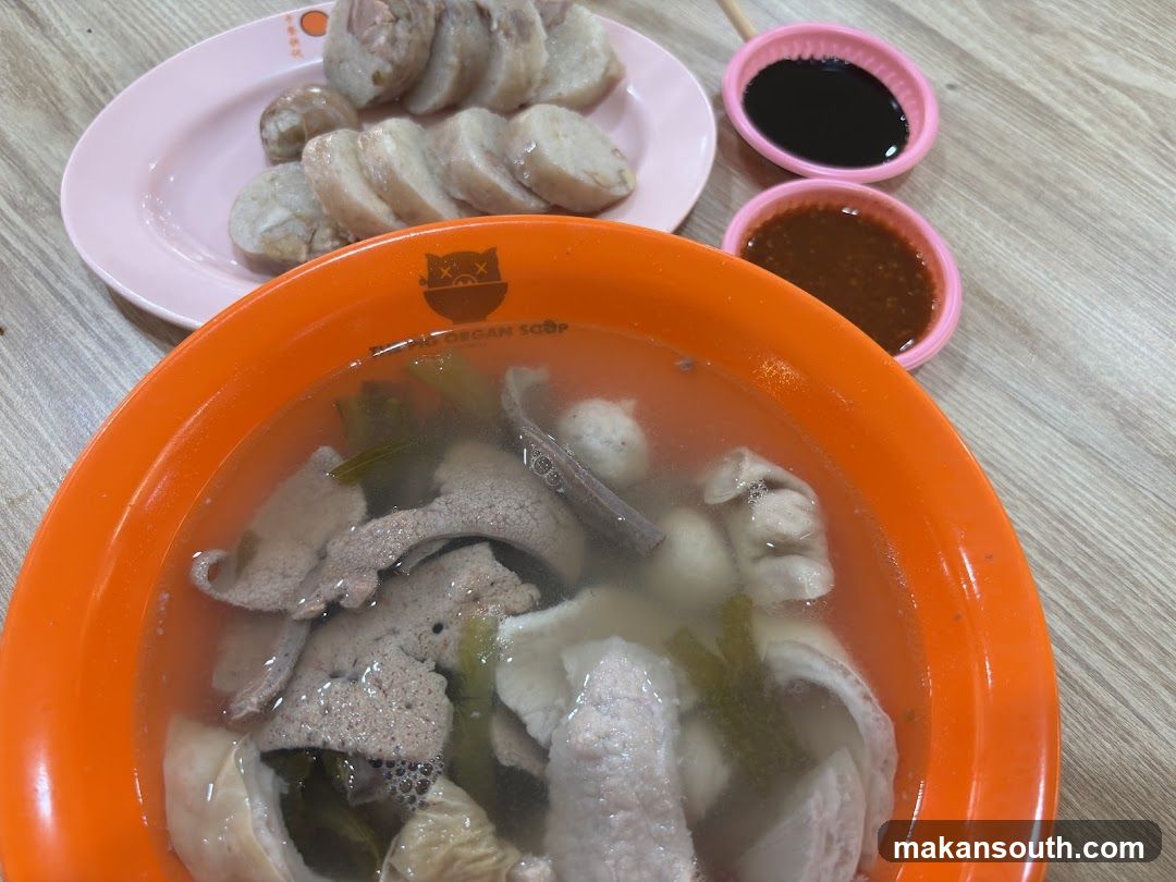 Soup with Meat and Fish Balls