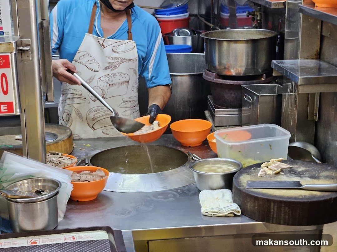Food Stall Kitchen Scene