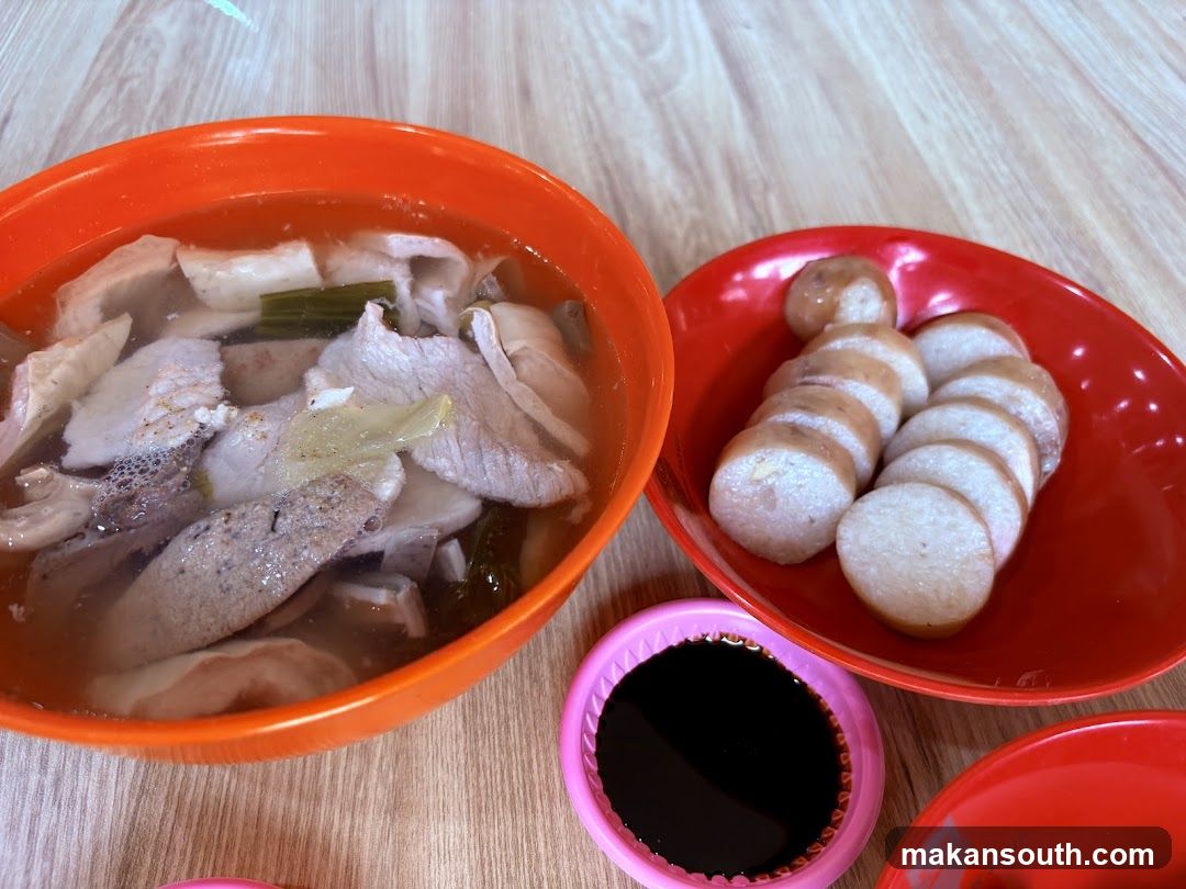 Soup and Sausage Meal