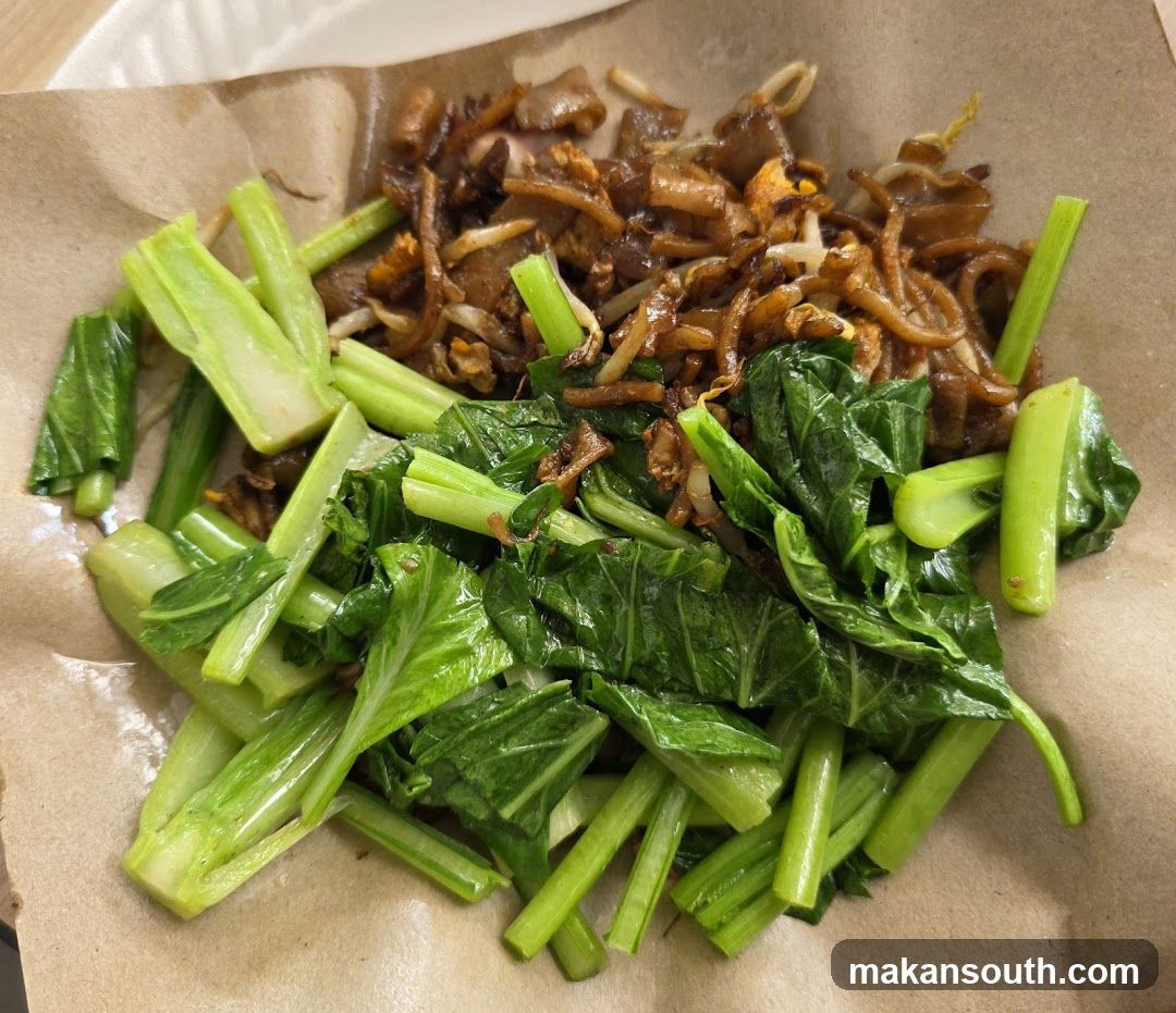 Stir-fried noodles with vegetables