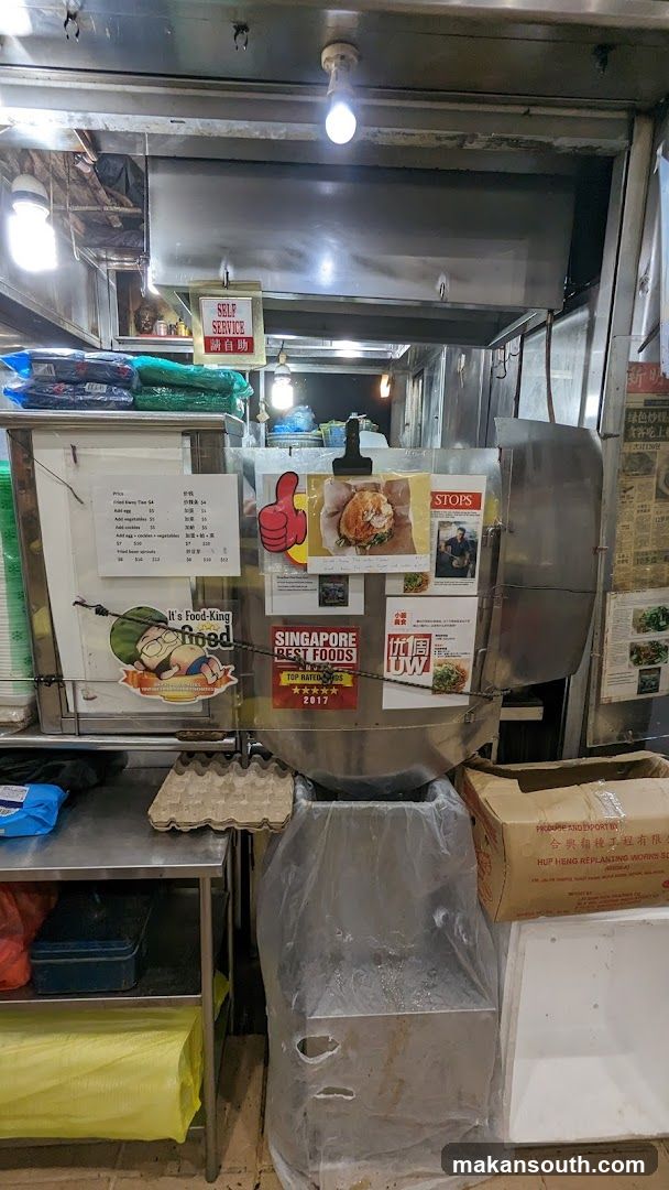 Food Stall Interior View